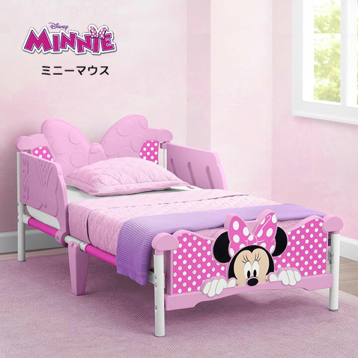 ミニーのキッズベッド未使用 - キッズ用ベッド