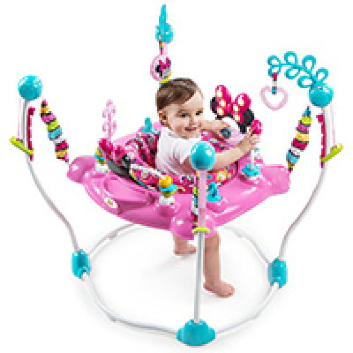 楽天市場 在庫有り ディズニー ベビー ミニーマウス ピーカブー アクティビティー ジャンパー ジャンプ 赤ちゃん ベビー 室内 遊具 簡単 取り付け 音楽 長さ調整 洗濯 運動 Disney Baby Minnie Mouse Peekaboo Activity Jumper r Baby 1号店