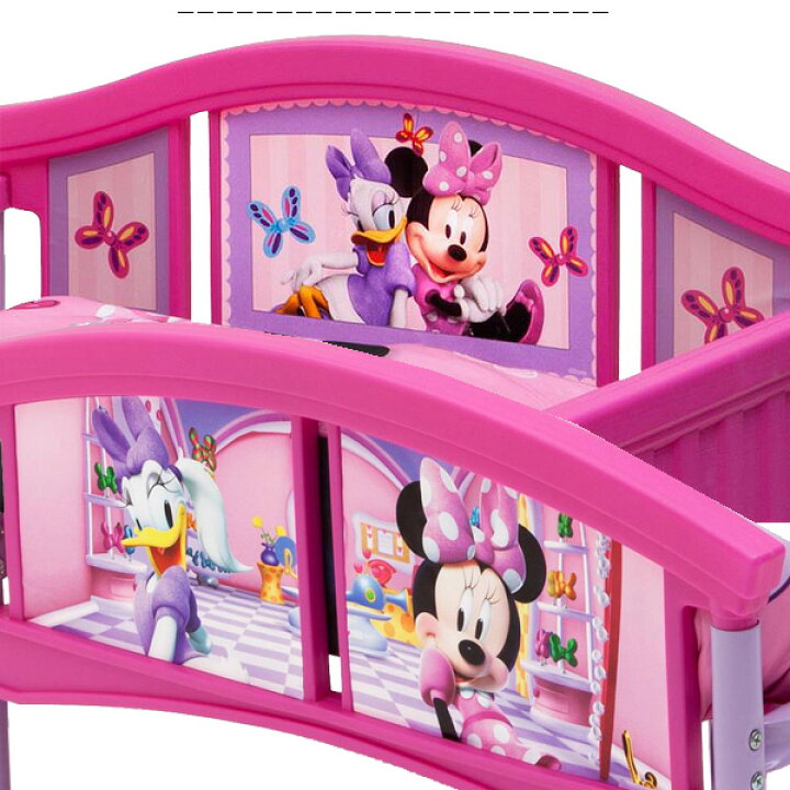 楽天市場】【楽天1位】デルタ ディズニー ミニーマウス 幼児用ベッド 