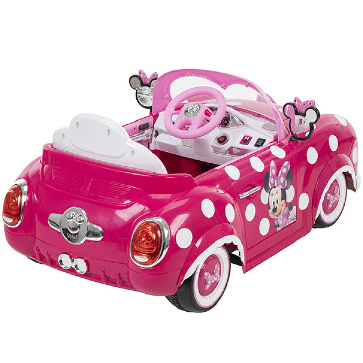 楽天市場 在庫有り Huffy ディズニー ミニーマウス コンバーチブル カー ライドオン 電動乗用玩具 1人乗り 電動乗用 6v 電動 電動カー 子供用 バッテリーカー 乗用玩具 乗り物 Disney Minnie Mouse Convertible Car 6 Volt Electric Ride On By Huffy r Baby 1号店
