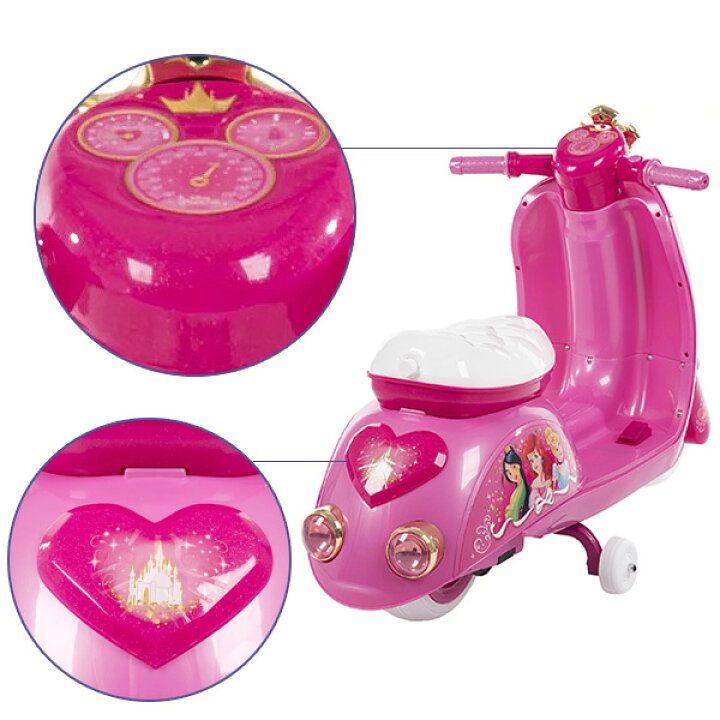 楽天市場】Huffy ディズニー ユーロ スクーター ライドオン 子供用 