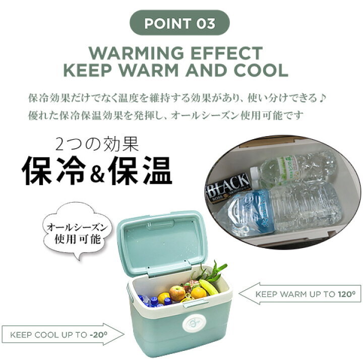 楽天市場】【在庫有り】クーラーボックス 小型 LIVING OVOJE アイス 