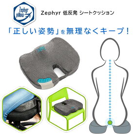 【在庫有り】【Zephyr】Zephyr 低反発 シートクッション 骨盤サポート 姿勢ケア 低反発素材 姿勢 クッション U型デザイン 健康グッズ オフィス 飛行機 車 長時間パソコン Zephyr Pillow Seat Cushion