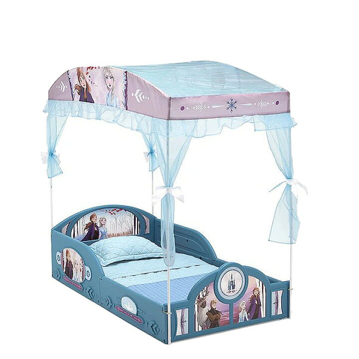 楽天市場 在庫有り デルタ ディズニー アナと雪の女王 天蓋付き 幼児用ベッド トドラーベッド キッズ 子供用 幼児用 ベッド 子ども用ベッド 子供用家具 子供部屋 プリンセス エルサ オラフ Delta Children Disney Frozen Canopy Toddler Bed r Baby 1号店