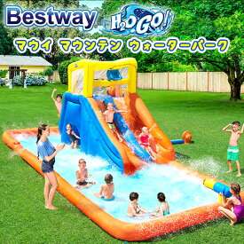 【在庫有り】【大型遊具】ベストウェイ H2OGO! マウイ マウンテン ウォーターパーク プール クライミングウォール すべり台 子供用 家庭用 水遊び ビニールプール 大型プール エアー遊具 Bestway Maui Mountain Inflatable Water Park