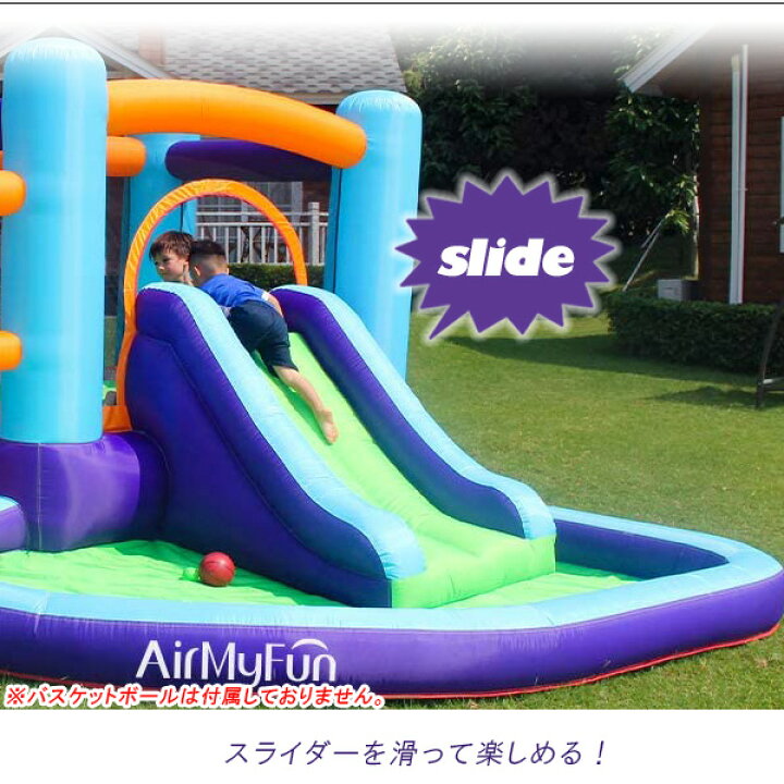 バウンスハウス インフレータブルバウンサーwithirブロワー Familyirクッションおもちゃプール大家庭用インフレータブルキャッスル 宅配