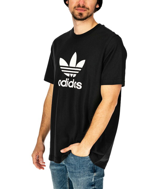 楽天市場 ネコポス送料無料 Adidas Originals アディダス オリジナルス Tシャツ メンズ レディース ユニセックス 半袖 ロゴ 綿100 ブランド 黒 ブラック カジュアル ストリート Trefoil 三つ葉 ペア リンクコーデ Ekf76 Cw0709 ハロウィン ギフト プレゼント Rodeo