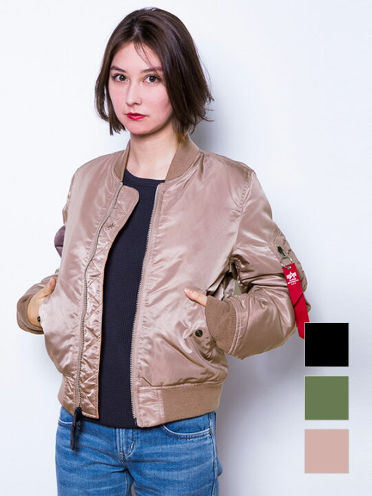 楽天市場 Alpha アルファ Ma 1 レディース Ma1 フライト ジャケット アウター ミリタリー 無地 ピンク リバーシブル アウター ナイロン アルファインダストリーズ Alpha Industries ストリート Ta7010 クリスマス ギフト プレゼント Rodeo Bros ロデオブロス