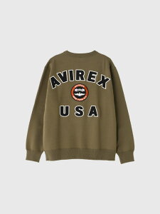 AVIREX ArbNX XEFbg g[i[ Y fB[X uh  傫TCY    VARSITY LOGO CREW NECK SWEAT o[VeB S N[lbN XEFbg 
