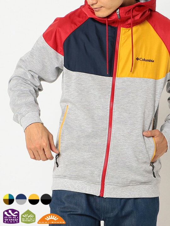 楽天市場 Columbia コロンビア ジャケット パーカー メンズ レディース ユニセックス 大きいサイズ ブランド 無地 Wilkinson Cove Hoodie ウイルキンソンコーブ フーディー マウンテンパーカー 撥水 防風 紫外線 アウトドア キャンプ Pm1869 夏休み ギフト プレゼント