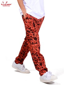 COOKMAN クックマン シェフパンツ chef pants メンズ レディース ユニセックス 男女兼用 おしゃれ かわいい 大きいサイズ Chef Pants Duck Hunter Camo Red イージーパンツ コックマン ダックハンターカモ 迷彩 231-03819 母の日 ギフト プレゼント