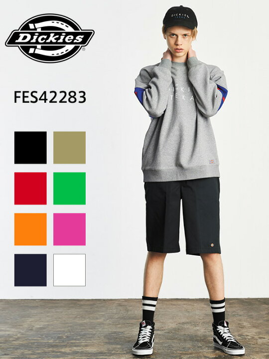 楽天市場 Dickies ディッキーズ ハーフパンツ ライブ 大きいサイズ メンズ レディース ユニセックス Flat Front Work Pant ワークパンツ ショートパンツ ディッキ フェス 夏フェス イベント ストリート アウトドア Dk Us422 Fes422 父の日 ギフト プレゼント