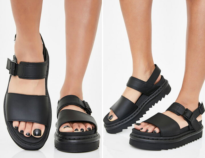 楽天市場 Dr Martens ドクターマーチン サンダル 厚底 レディース メンズ ユニセックス ブランド おしゃれ カジュアル レザー ヴォス Voss Strap Sandal ストラップサンダル Yストラップ コンフォートサンダル シャークソール クリスマス ギフト プレゼント