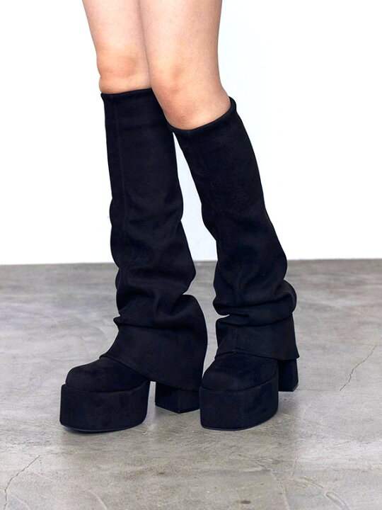 楽天市場】EMODA エモダ 厚底 ブーツ レディース 厚底ブーツ 11cm  