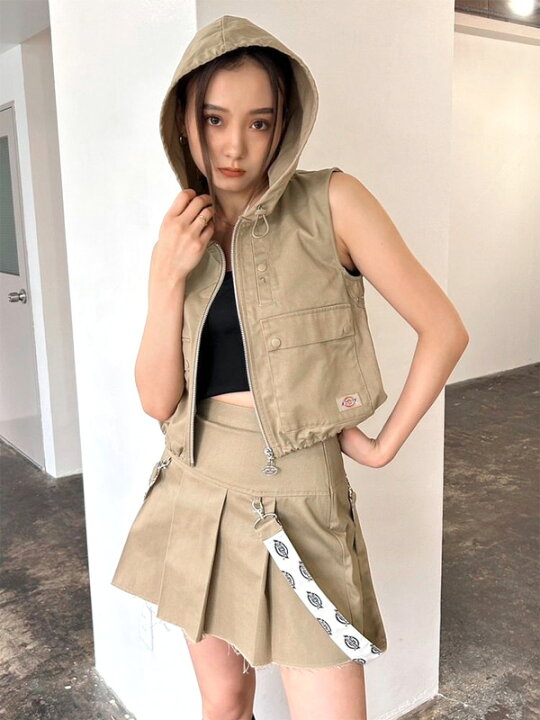 楽天市場】EMODA Dickies エモダ スカート プリーツ タイ ミニ 