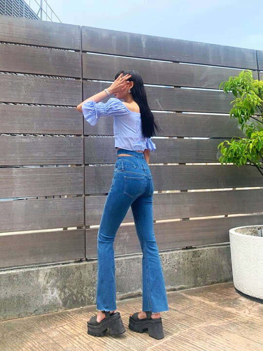 7周年記念イベントが Emoda カットワイドハイウエストジーンズ Cclinet Com Br