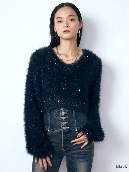 楽天市場】EMODA エモダ ニット レディース 長袖 冬 シャギー  