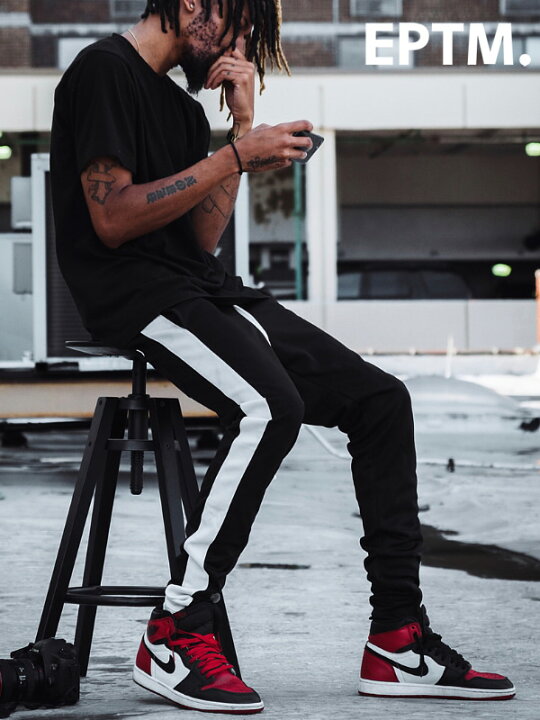 楽天市場 Eptm エピトミ パンツ トラックパンツ メンズ レディース ユニセックス Black White Techno Track Pants ジャージー ジャージ ロングパンツ サイドライン ボトムス Ep7587 ハロウィン ギフト プレゼント Rodeo Bros ロデオブロス