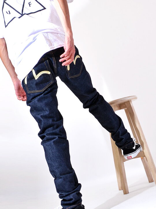 楽天市場】EVISU エヴィス ジーンズ デニム Lot.2000T NO1 トラ耳 