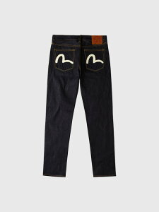 EVISU �G���B�X �W�[���Y �J���� ��2017 �G�r�X �f�j�� �p���c �L�����b�g�t�B�b�g �W�b�v�t���C 2ESHTM5JE125017CT Ecru Seagull Print Carrot Fit Jeans #2017 �e�[�p�[�h