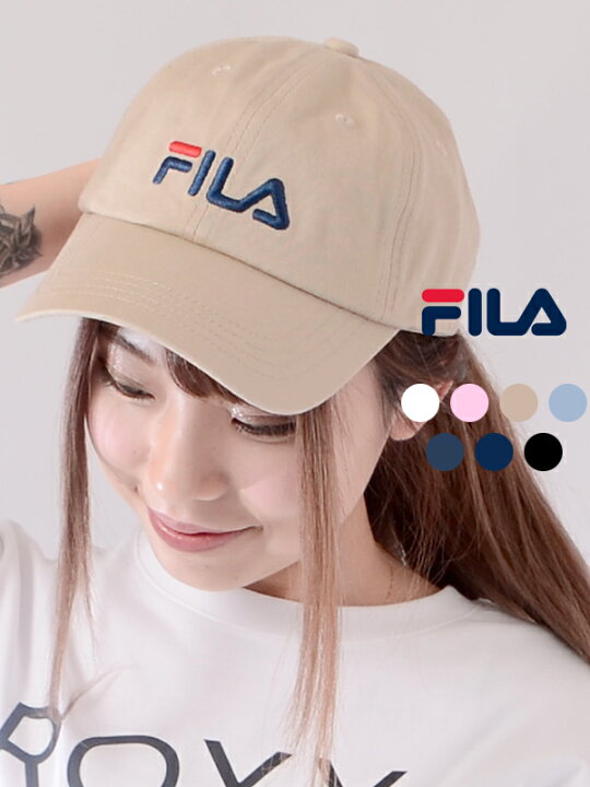 楽天市場 Fila フィラ キャップ レディース メンズ ユニセックス ブランド おしゃれ かわいい 黒 白 紺 ピンク ベージュ ブルー 帽子 キャップ Linear Logo Low Cap ローキャップ 6パネル ペア リンクコーデ Fila Cap 185 7135 夏休み ギフト プレゼント Rodeo