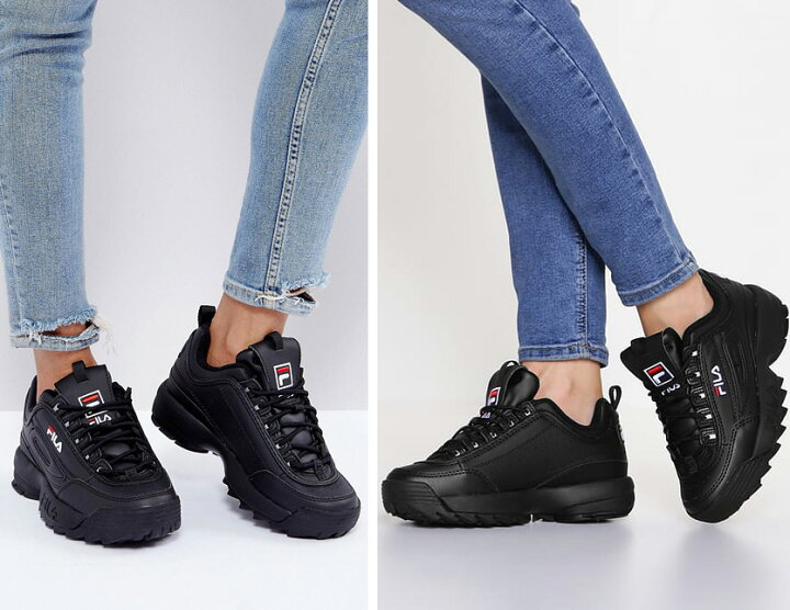楽天市場 Fila フィラ スニーカー レディース メンズ ユニセックス 黒 ブラック おしゃれ ダッドシューズ ダッドスニーカー Disruptor 2 ディスラプター 厚底スニーカー 靴 通学 通勤 カジュアル ランニング シューズ F0215 1073 クリスマス ギフト プレゼント Rodeo