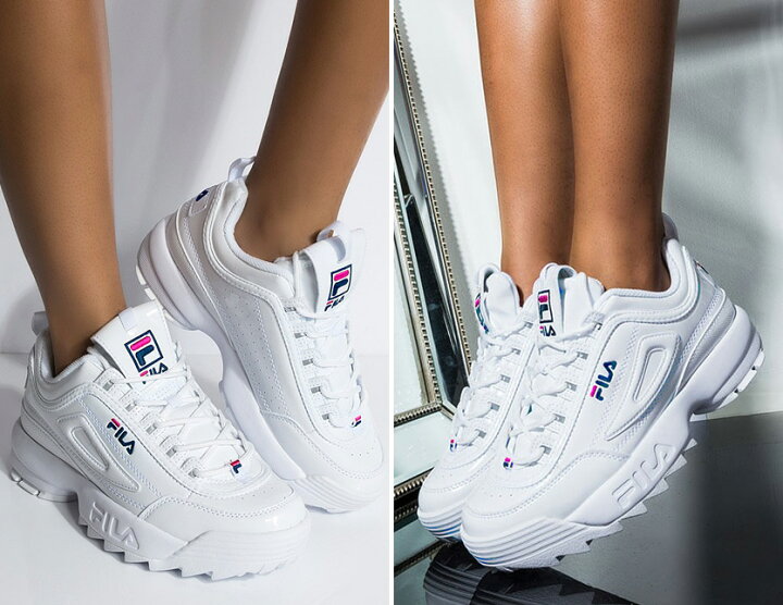 楽天市場 Fila フィラ スニーカー レディース 厚底 白 ホワイト ダッドシューズ ダッドスニーカー Disruptor Ii Premium ディスラプター 2 プレミアム シューズ 靴 厚底スニーカー ダンス ストリート カジュアル 5xm 149 F0499 0149 クリスマス ギフト プレゼント