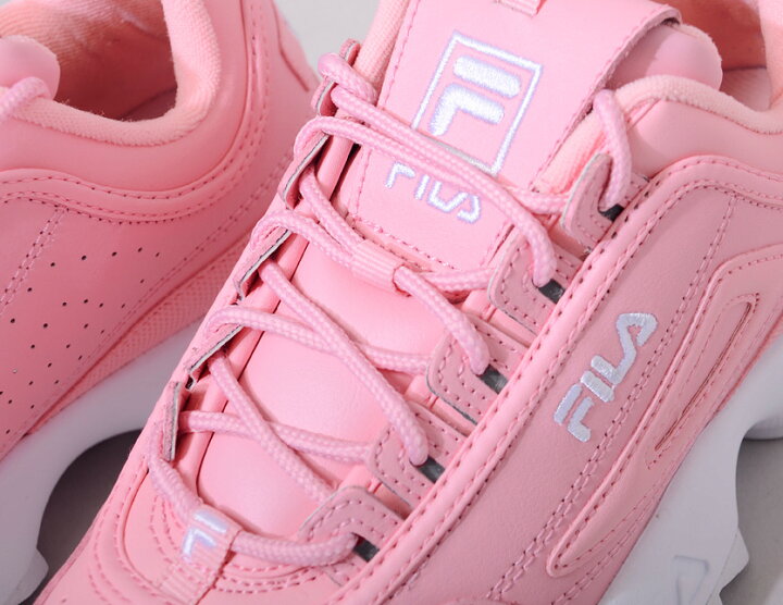 楽天市場 Fila フィラ スニーカー レディース 厚底 ピンク ダッドシューズ ダッドスニーカー Disruptor Ii Premium ディスラプター 2 プレミアム シューズ 靴 厚底スニーカー ダンス ストリート スポーツ カジュアル 5xm 661 F0499 0661 ハロウィン ギフト