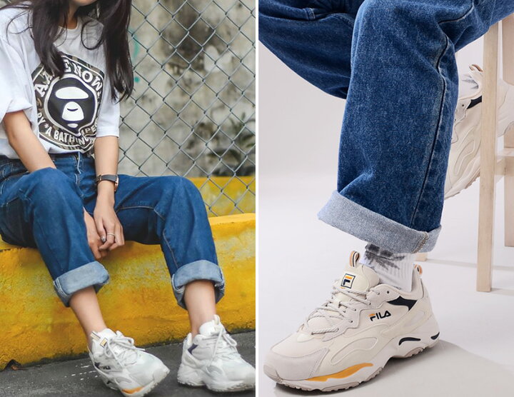 楽天市場 Fila フィラ スニーカー 厚底 メンズ レディース ユニセックス ダッドシューズ ダッドスニーカー Ray Tracer レイ トレイサー ベージュ ネイビー イエロー 厚底スニーカー 靴 ストリート ダンス スポーツ Fs1sb1461x Yel F5119 1461 Rodeo Bros ロデオブロス