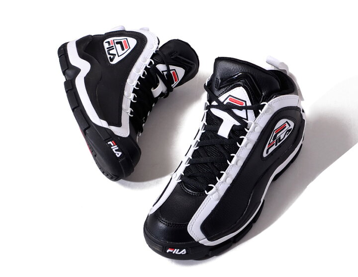 楽天市場 Fila フィラ スニーカー レディース メンズ ユニセックス 黒 ブラック おしゃれ ハイカット 96 Gl Grant Hill グラント ヒル バスケット シューズ バッシュ 靴 おにぎり 2pac トゥーパック ダンス ストリート スポーツ Fhe101 001 ハロウィン ギフト プレゼント