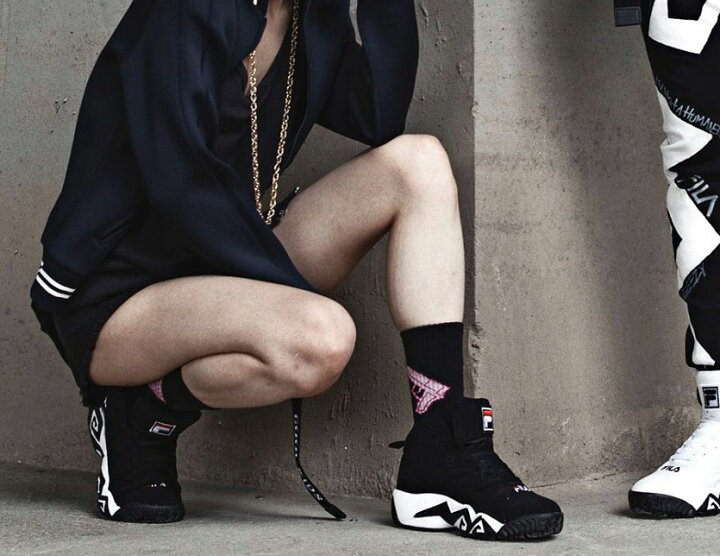 楽天市場 Fila フィラ スニーカー レディース メンズ ユニセックス 黒 ブラック おしゃれ ハイカット Mb 復刻 Jamal Mashburn ジャマール マッシュバーン バスケット シューズ バッシュ 靴 トライバル ダンス ストリート Fhe102 001 ハロウィン ギフト プレゼント