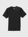 【ネコポス送料無料】Hanes ヘインズ Tシャツ 半袖 BEEFY ビーフィー T メンズ レディース ヘンリーネック リブ ユニセックス ブランド 無地 シンプル BEEFY-T パックT パックTシャツ ヘビーウエイト トップス 白 黒 HM1-T103