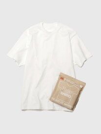 Hanes shiro ヘインズ シロ Tシャツ メンズ レディース 半袖 白 白T ユニセックス 大きいサイズ 綿100% 無地 スポーツ カジュアル HANES SHIRO パックT ヘビーウエイト クルーネック 丸胴 タグレス 7.0オンス THE BEST OF WHITE-T HM1-X201 母の日 ギフト プレゼント