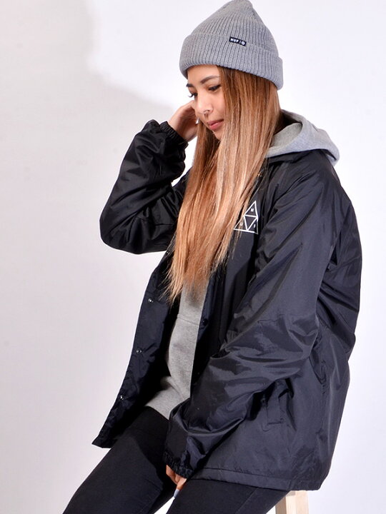 楽天市場 Huf ハフ ジャケット コーチジャケット メンズ レディース ユニセックス ストリート 大きいサイズ Essentials Triple Triangle トリプルトライアングル ブルゾン ライトアウター スポーツ カジュアル ブラック Jkbsc0029 Jk B 母の日 ギフト プレゼント