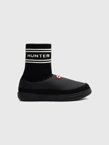 HUNTER �n���^�[ �u�[�c ���j�Z�b�N�X �C�� �A�E�g �n���^�[ �j�b�e�b�h �\�b�N �X���b�p ���o�[ ���S UFS7113REN Unisex In/Out Hunter Knitted Sock Slippers