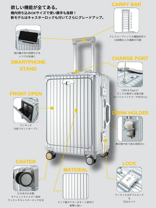 楽天市場】Libetee リベティ キャリーケース スーツケース 機内  