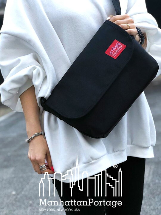 楽天市場 Manhattan Portage マンハッタンポーテージ メッセンジャーバッグ ショルダーバック バッグ 斜め掛け メンズ レディース ユニセックス Casual Messenger Slim カジュアル ブラック 正規品 男女兼用 通勤 通学 人気 Mp1605jrs ハロウィン ギフト プレゼント