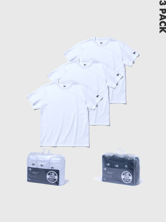 楽天市場】NEW ERA 3枚セット ニューエラ Tシャツ 半袖 メンズ 