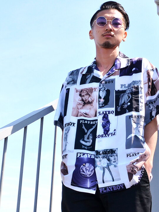 楽天市場】PLAYBOY プレイボーイ シャツ メンズ レディース 半袖 