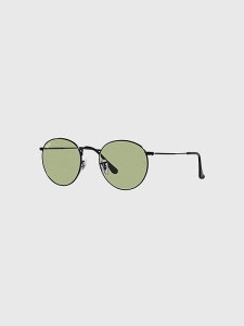 ���C�o�� �T���O���X ���E���h���^�� Ray-Ban RB3447 002 / 52 �u���b�N �O���[�C�G���[ �����Y ���f�B�[�X �V���v�� �u�����h ���E���h ������� �������� ��� ray ban ROUND METAL WASHED LENSES 8056597860017 
