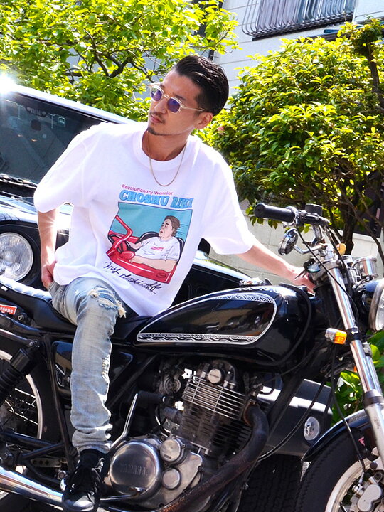楽天市場 長州 力 ちょうしゅう りき Tシャツ 半袖 メンズ レディース ユニセックス おしゃれ かわいい 大きいサイズ ゆったり カジュアル スポーツ インスタ ハッシュドタグ リキチャンネル プロレス 飛ぶぞ デスロック Chst 2103 ハロウィン ギフト プレゼント Rodeo