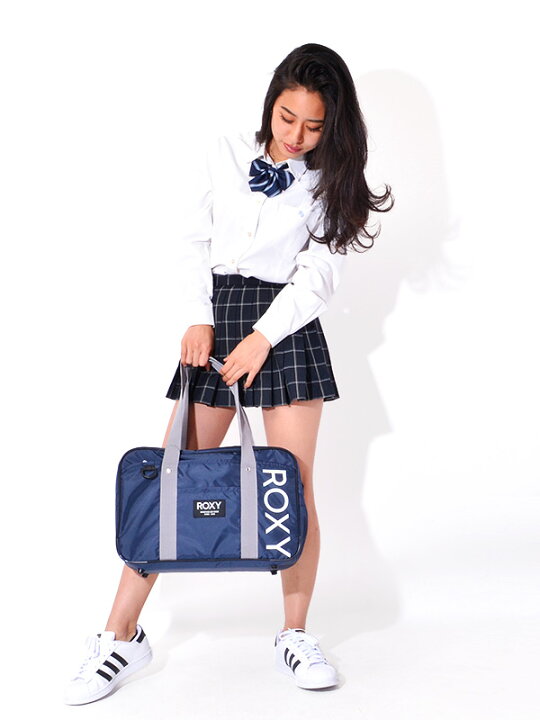 市場 スクールバッグ おしゃれ かっこいい スクバ 中学生 女子 Campus ロゴ刺繍 シンプル 女子中学生 学生かばん Roxy 高校生 Rbg ロキシー