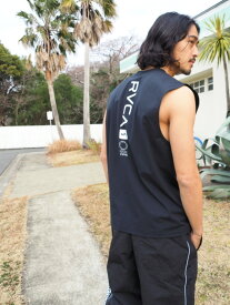 RVCA ルーカ タンクトップ メンズ レディース おしゃれ かっこいい シンプル VA VENT TANK ルカ スポーツ 速乾 UPF50+ 紫外線カット サーフィン 海 川 マリンスポーツ BBQ フィットネス ジム トレーニング 日焼け防止 ノースリーブ BE041-806 母の日 ギフト プレゼント