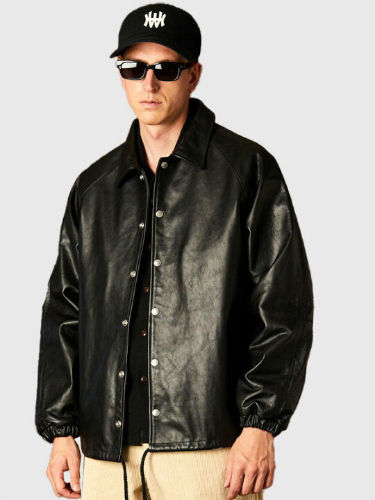 Schott ショット beauty&youth別注 レザーコーチジャケット L