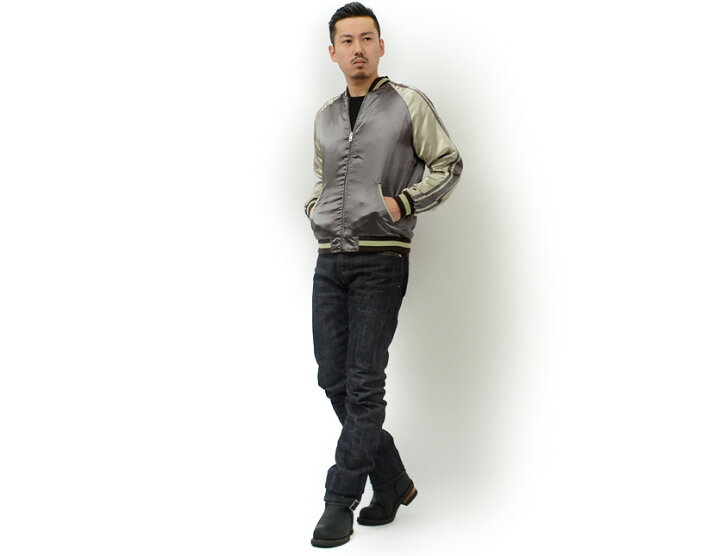 楽天市場 花旅楽団 和柄 スカジャン 狐の嫁入 リバーシブル 刺繍 Script スクリプト Ssj 511 夏休み ギフト プレゼント ラッピング Rodeo Bros ロデオブロス