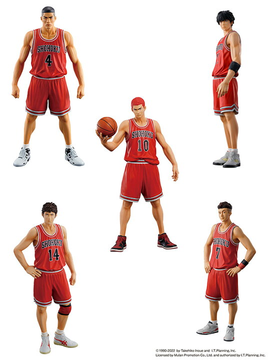 楽天市場 Slam Dunk スラムダンク フィギュア One And Only Shohoku Starting Member Set 湘北 スターティングメンバ セット 5体セット 桜木花道 流川楓 赤木剛憲 三井寿 宮城リョータ バスケットボール バスケ 専用台座 専用ボックス ハロウィン ギフト プレゼント