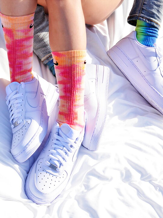 楽天市場 Sock Sammy Jo ソックサミ ジョー ソックス レディース メンズ おしゃれ かわいい ブランド 靴下 ユニセックス Nike ナイキ Atmospheric Crew Socks タイダイ柄 染め ダンス ストリート スケーター カジュアル スポーツ Ssj7777 夏休み ギフト プレゼント