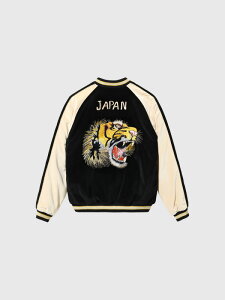 TAILOR TOYO �e�[���[���m �X�J�W���� 2025 Mid 1950s Style Velveteen × Acetate Souvenir Jacket TIGER HEAD × GOLD DRAGON 2�g�[�� �ʒ� �^�C�K�[�w�b�h �� TT15795-119