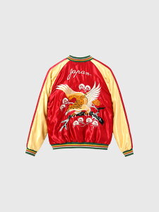 TAILOR TOYO �e�[���[ ���m �X�J�W���� 2025 �� �g�� �h �C�[�O�� ���m�G���^�[�v���C�Y ���o�[�V�u�� TT15790-170 Mid 1950s Style Acetate Souvenir Jacket EAGLE × BLUE TIGER