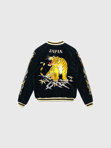 TAILOR TOYO �e�[���[���m �X�J�W���� 2025 Mid 1950s Style Velveteen Souvenir Jacket ROARING TIGER JAPAN MAP ���[�����O�^�C�K�[ �W���p���}�b�v TT15792-128